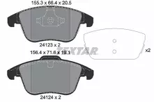 Передние тормозные колодки Textar Q+  2412305