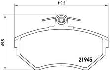 Передние тормозные колодки Brembo P 85 042 для Audi A4 B5 / универсал / рестайлинг