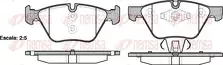 Передние тормозные колодки Remsa  1052.10