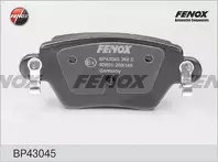 Задние тормозные колодки Fenox BP43045 для Renault Kangoo 1 пок. / рестайлинг