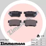 Задние тормозные колодки Zimmermann  21719.150.1