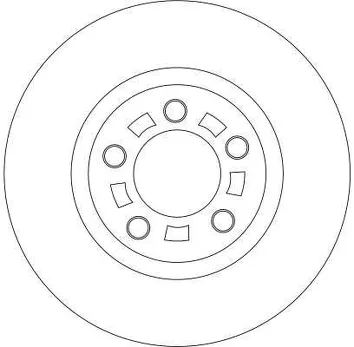 TRW DF4385 <span>тормозной диск вентилируемый</span>
