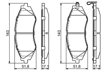 Bosch 0 986 424 474 <span>тормозные колодки передние</span>