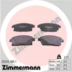 Передние тормозные колодки Zimmermann  25034.185.1