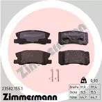 Задние тормозные колодки Zimmermann 23582.155.1 для Cadillac Escalade 3 пок.