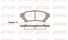Задние тормозные колодки Remsa  1395.00