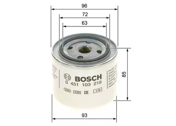 Bosch 0451103219 <span>масляный фильтр</span>