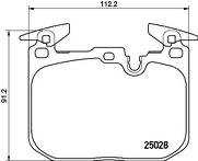Передние тормозные колодки Brembo  P 06 088