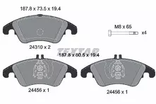 Передние тормозные колодки Textar Q+  2431001
