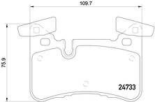 Задние тормозные колодки Brembo  P 50 110