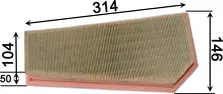 Воздушный фильтр JS Asakashi A0466