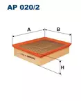 Воздушный фильтр Filtron AP 020/2