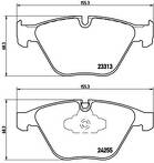 Передние тормозные колодки Brembo  P 06 055