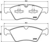Передние тормозные колодки Brembo  P 50 063