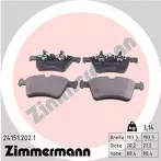 Передние тормозные колодки Zimmermann  24151.202.1