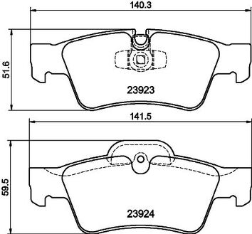 Hella Pagid 8DB 355 011-421 <span>тормозные колодки задние</span>