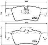 Задние тормозные колодки Brembo  P 50 064