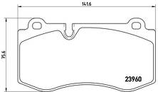 Передние тормозные колодки Brembo P 50 074 для Mercedes-Benz E-Class W211 / седан / рестайлинг