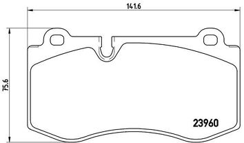 Brembo P 50 074 <span>тормозные колодки передние</span>