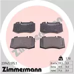 Передние тормозные колодки Zimmermann  23745.175.1
