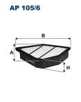 Воздушный фильтр Filtron AP 105/6 AP 105/6