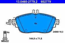 Передние тормозные колодки ATE  13.0460-2779.2