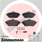 Передние тормозные колодки Zimmermann  24869.195.1