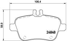 Задние тормозные колодки Brembo  P 50 091
