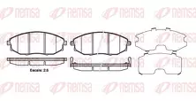 Передние тормозные колодки Remsa 1223.02 для Chevrolet Epica 1 пок. / KL1 / рестайлинг