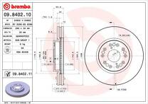 Тормозной диск Brembo Prime Line 09.8402.10 для Lexus IS 1 пок. / универсал