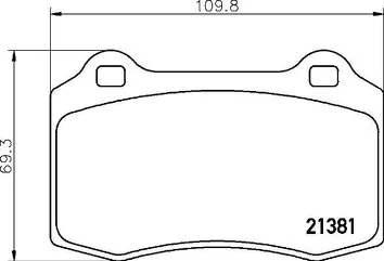 Brembo P 36 020 <span>тормозные колодки передние/задние</span>