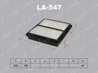Воздушный фильтр Lynx LA-547