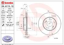 Тормозной диск Brembo Prime Line  09.A115.10
