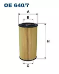 Масляный фильтр Filtron  OE 640/7