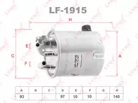 Топливный фильтр Lynx  LF-1915