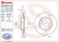 Тормозной диск Brembo Prime Line  09.9574.21