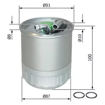 Bosch F 026 402 056 <span>топливный фильтр</span>