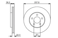 Тормозной диск Bosch 0 986 479 R56 для Dodge Neon 2 пок.