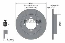 Тормозной диск Textar 92083003 для Mitsubishi Space Star 1 пок. / рестайлинг