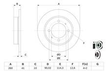 Тормозной диск Bosch  0 986 478 898
