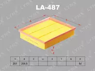 Воздушный фильтр Lynx  LA-487