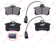 Задние тормозные колодки Lynx  BD-3025