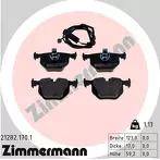 Задние тормозные колодки Zimmermann  21282.170.1