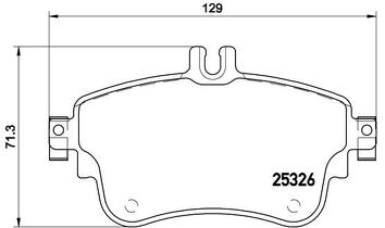 Brembo P 50 094 <span>тормозные колодки передние</span>