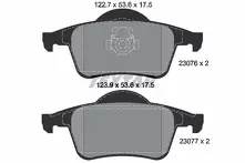 Задние тормозные колодки Textar Q+  2307602