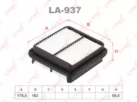 Воздушный фильтр Lynx  LA-937