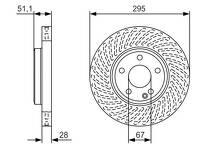 Тормозной диск Bosch  0 986 479 A58