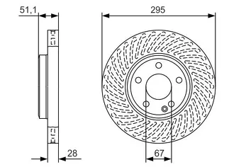 Bosch 0 986 479 A58 <span>тормозной диск вентилируемый</span>