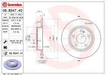 Тормозной диск Brembo Prime Line  08.B347.41