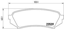 Задние тормозные колодки Brembo  P 83 049